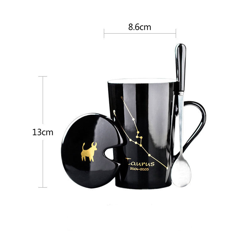 Creative Personality Ceramic Constellation Mug