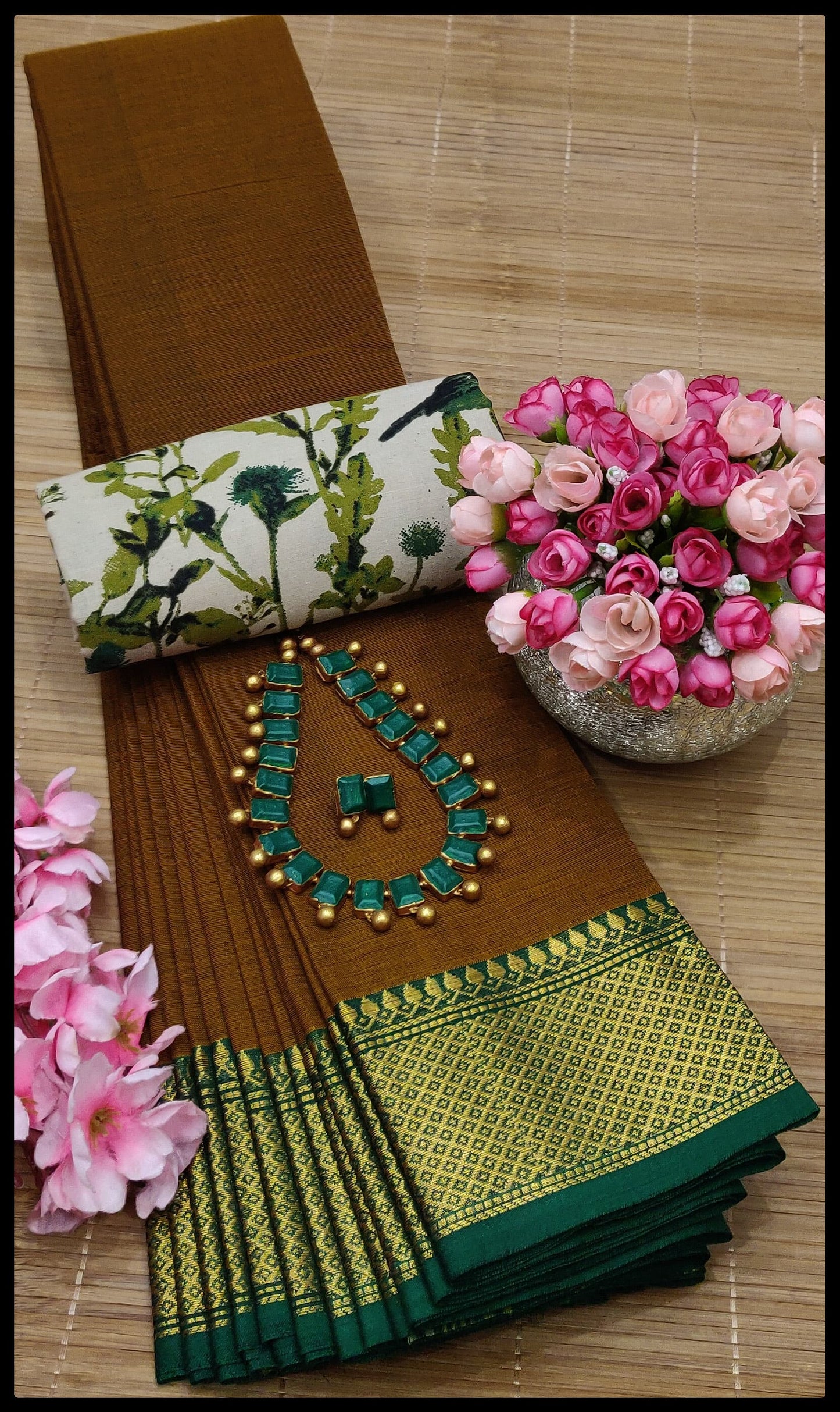 MNN Presents High Quality Chettinad cotton sarees S1