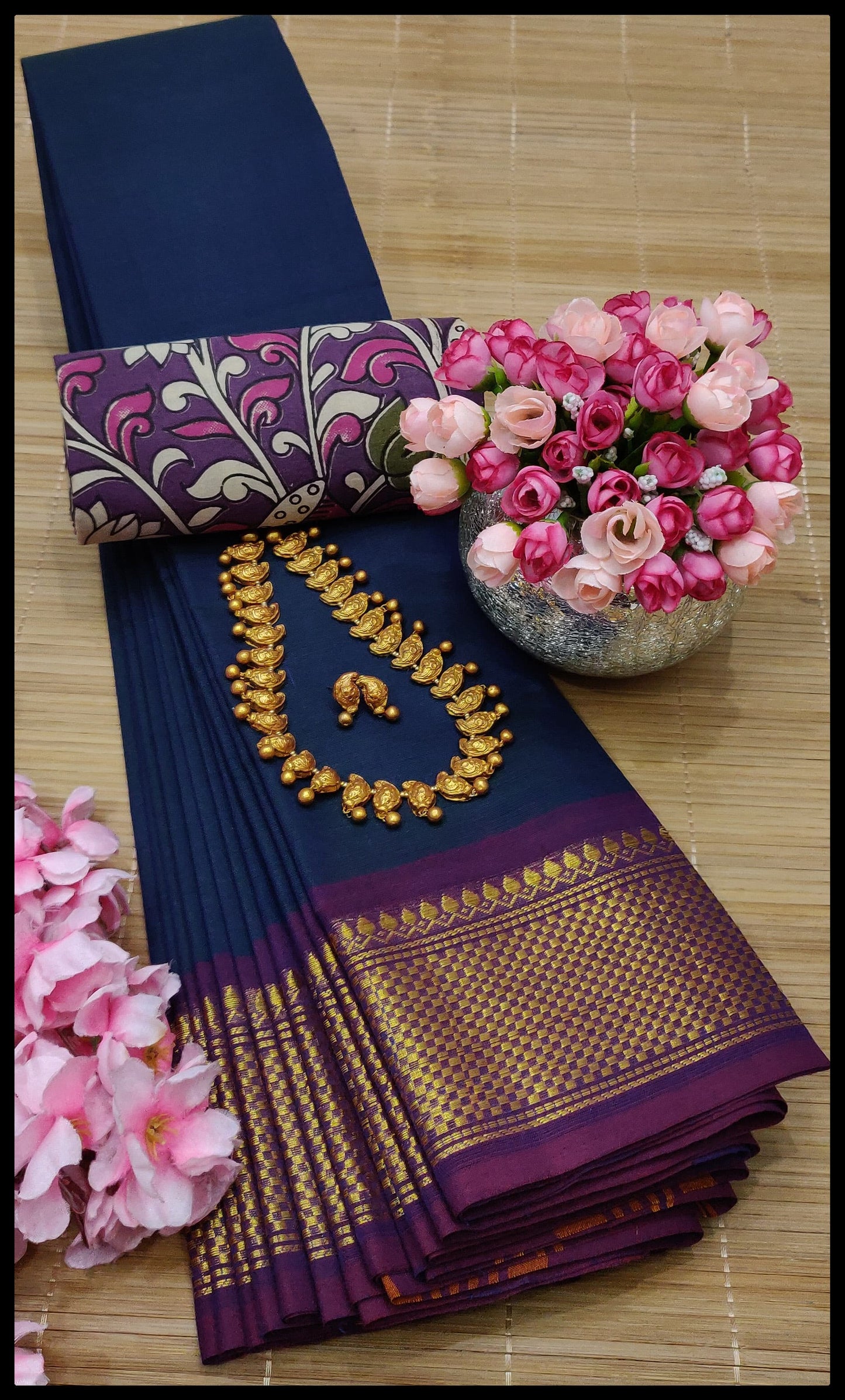 MNN Presents High Quality Chettinad cotton sarees S4