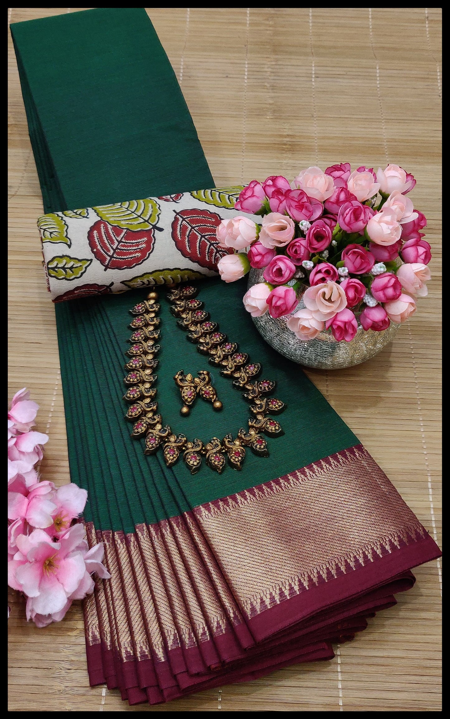 MNN Presents High Quality Chettinad cotton sarees S3