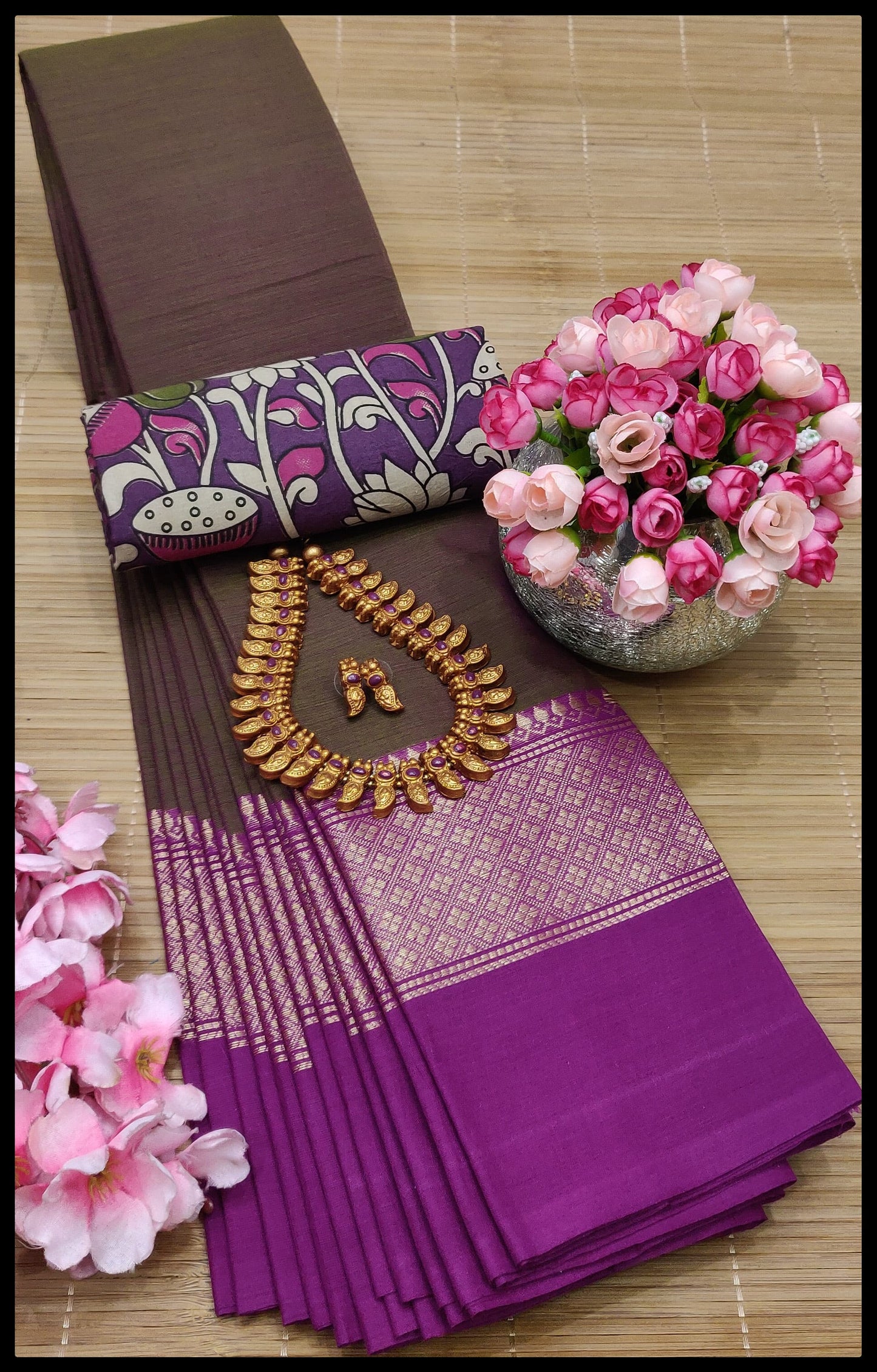 MNN Presents High Quality Chettinad cotton sarees S8