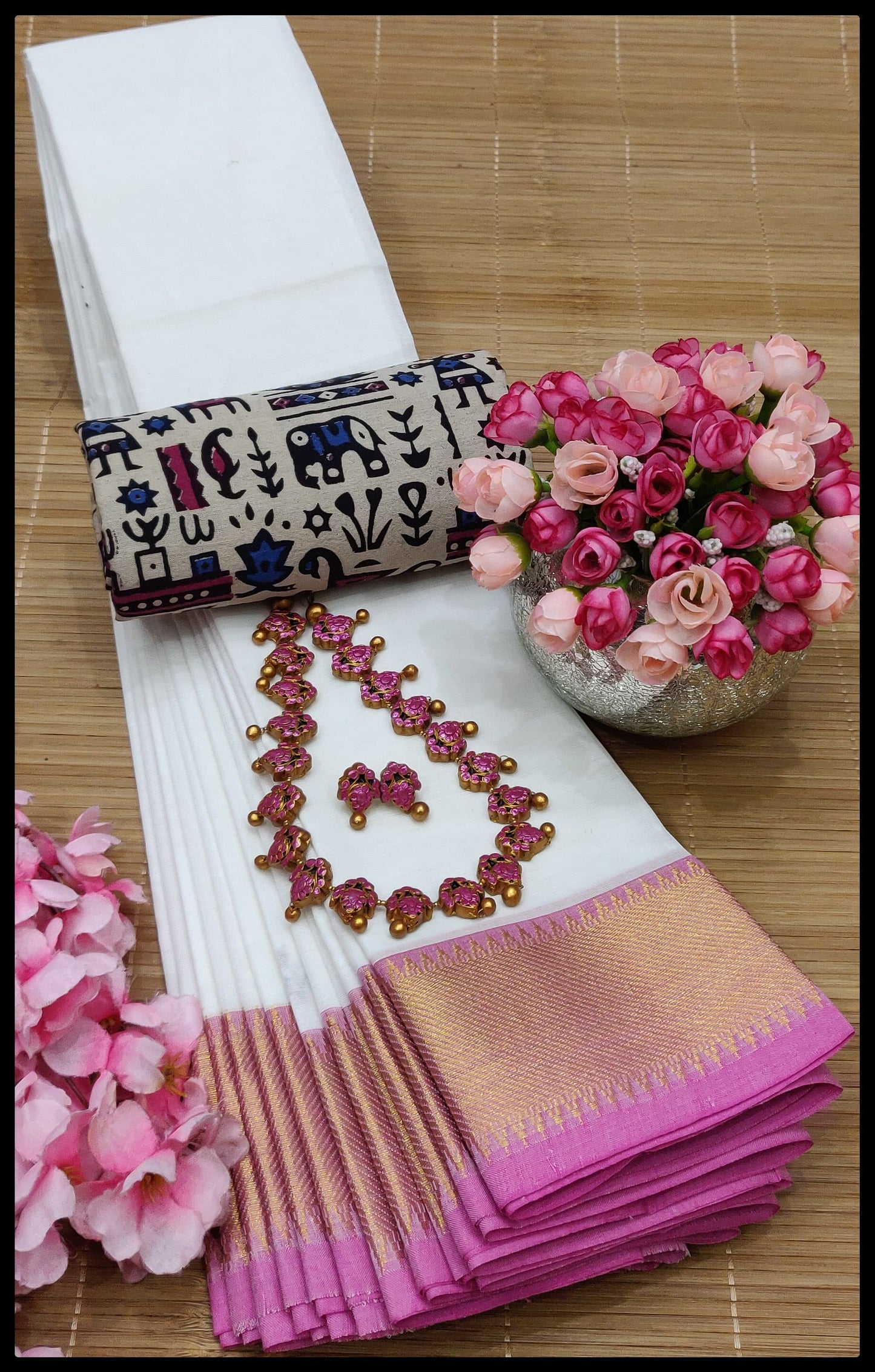 MNN Presents High Quality Chettinad cotton sarees S8