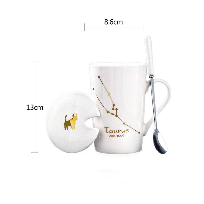 Creative Personality Ceramic Constellation Mug