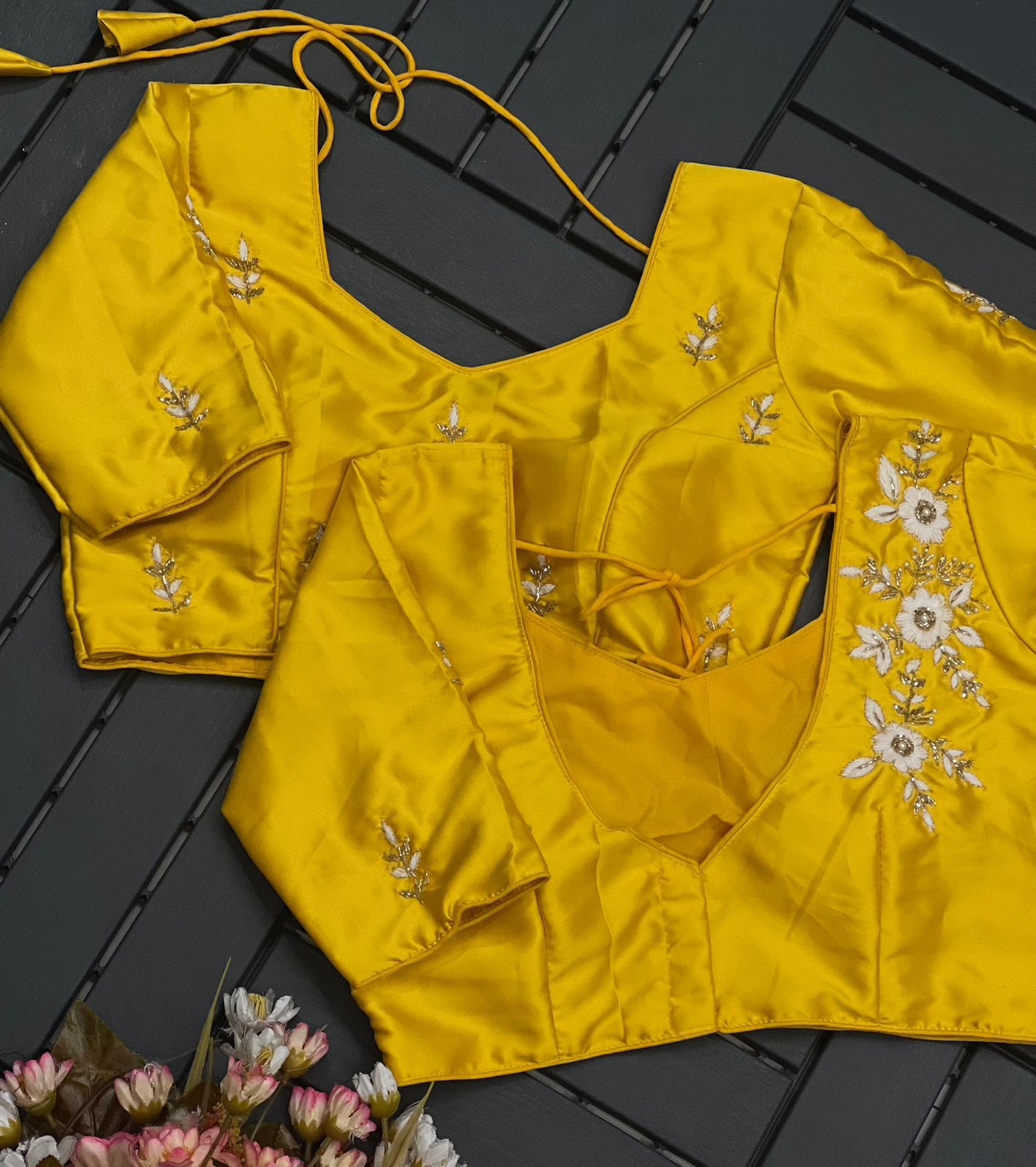 Purely silk handmade work boutique style Blouse B6